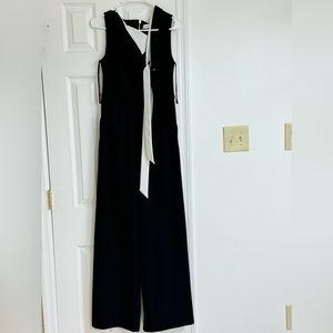 Black and white jumpsuit